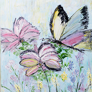 50 оттенков счастья. 50х70 Масло, холст, 2025 год